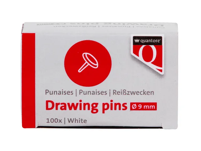 Punaises Quantore 100 stuks wit