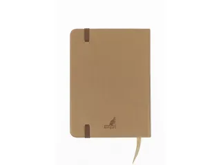 Schetsboek Kangaro A6 taupe PU HC 80 vel 140gr roomwit met elastiek en - 5