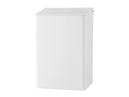 Afvalbak 15 Liter Rvs Wit Met Klepdeksel