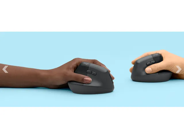 Logitech Lift Souris Ergonomique Verticale, Sans Fil, Bluetooth ou ré