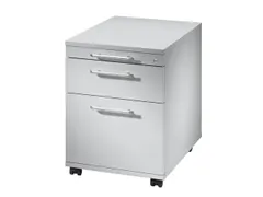 Mobiel Ladenblok 590x430x560mm Pennenlade 1lade Hangmappenlade Ral7035