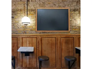 Krijtbord Seco A2 zwart met lijst - 5