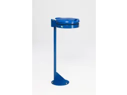 Afvalverzamelaar Plaatstaal 120 Liter Kunststof Deksel Blauw