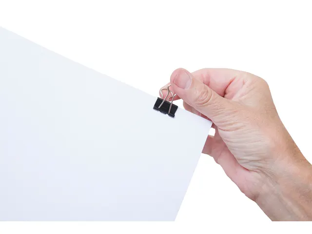 Papierklem MAUL 213 foldback 19mm capaciteit 7mm zwart