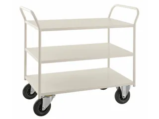 etagewagen,draagverm. 400kg,3etage(s),laadvl. LxB 940x440mm,staaletage - 1
