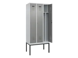locker voor scheiding van kleding,HxBxD 2120x900x500mm,3vak