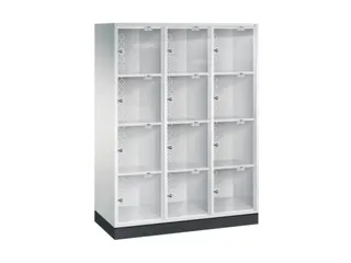 grootvolume-lockersysteem,HxBxD 1750x1220x500mm,3x4vakken,cil.-slot - 3