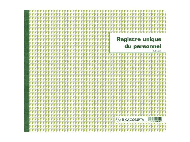 Personeelsregsiter 27x32 52 bl.