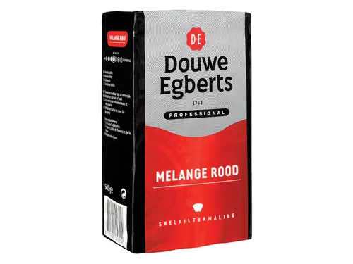 Koffie Douwe Egberts snelfiltermaling Roodmerk 500 Gram