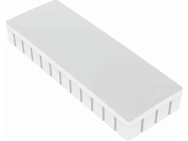 Aimants Solid, ft 54 x 19 mm, 1 kg, boîte de 10 pièces, blanc
