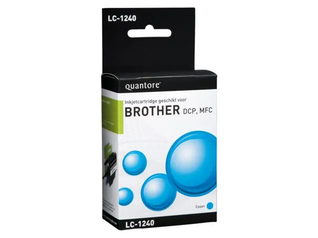 Inkcartridge Quantore Brother Lc-1240 Blauw
