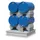 Opvangbak 4x 200l Opvangvol 220l Gvk 200x1280x1280mm