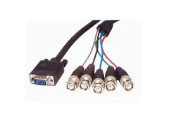 StarTech.com 6 ft. Coax SVGA Kabel HDDB15M to 5 BNC Male 1,83 m Zwart