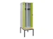 armoire vestiaire avec banc noir et blanc,HxlxP 2120x600x815mm