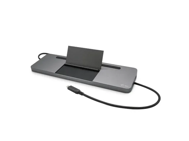 i-tec USB-C Metal Ergonomic 4K 3x Display Docking Station