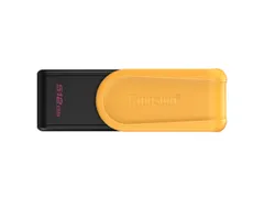 512GB Portable USB 3.2 Gen 1 DataTraveler Exodia S (Black/Yellow)