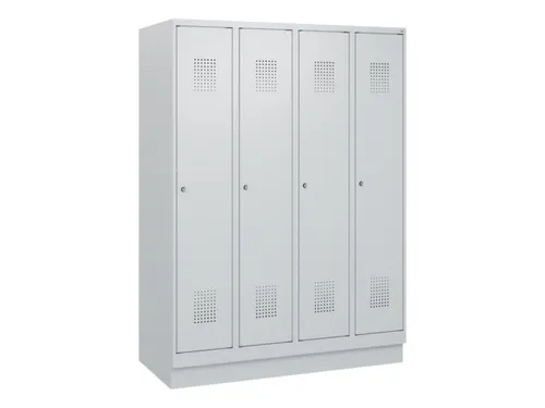 schoollocker,HxBxD 1630x1200x500mm,4vak,vak B 300mm,cil.-slot,sokkel