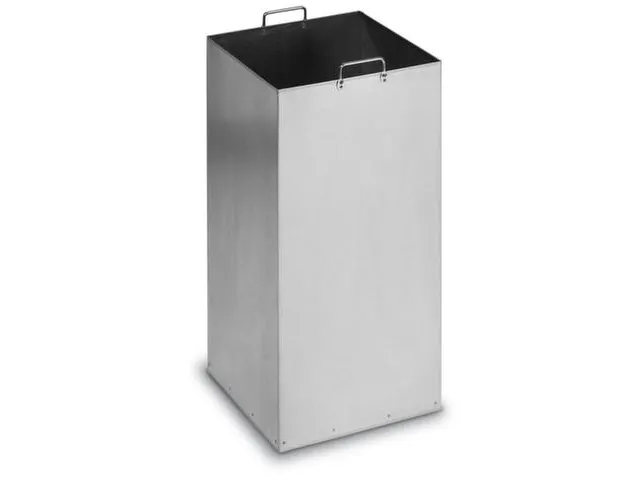 Conteneur de tri sélectif 76l HxlxP 890x380x380mm autocollant métaux