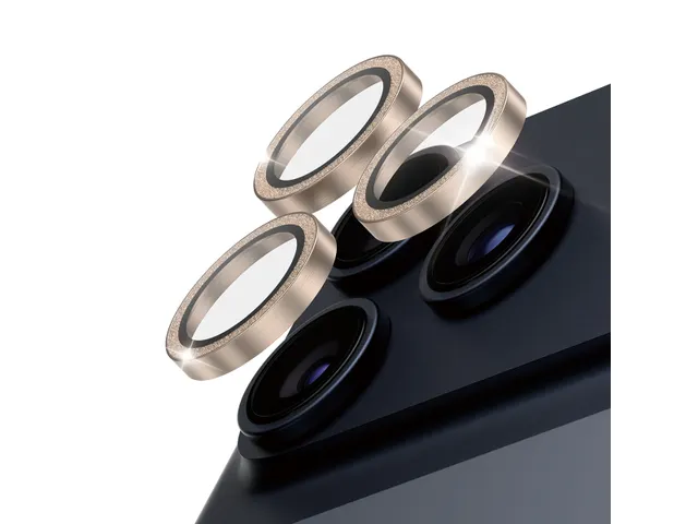 PanzerGlass Hoops Camera Lens Protector Glitter Gold iPhone 17 Pr