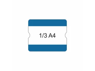 beschrijfbare hoes,markering HxB 216x180mm,PVC,blauw - 2
