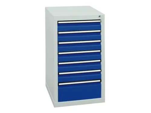 ladekast,HxBxD 900x500x500mm,7lade(n),centr. vergrendeling