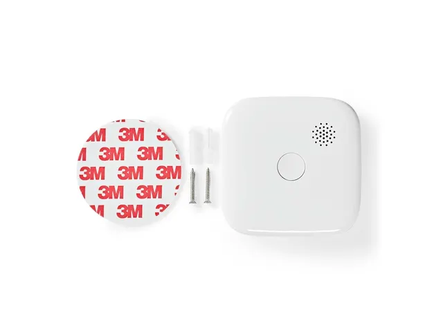 Rookmelder Nedis Smartlife Wifi 10 jaar sensor wit