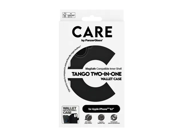 PanzerGlass CARE by Tango 2-in-1 Wallet Case w. MagSafe iPhone 1