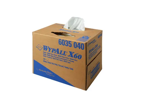 Wypall X60 6035 Poetsdoeken wit hydroknit Draagdoos