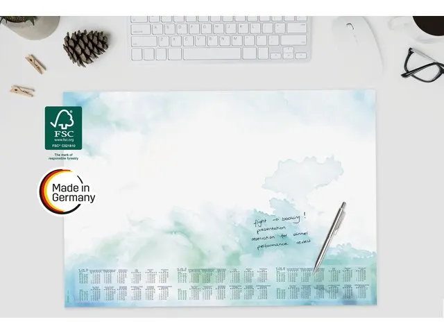 Designonderlegger Sigel Watercolor Sea 27/28/29 59,5x41cm 30 vel 80 gr
