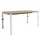 Bureau Linesto N4 hoogte instelbaar 160x80cm honey castello 25mm wit