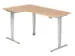 Av. régl. él. hauteur bureau assis/debout,HxlxP 630-1270x2000x1200mm