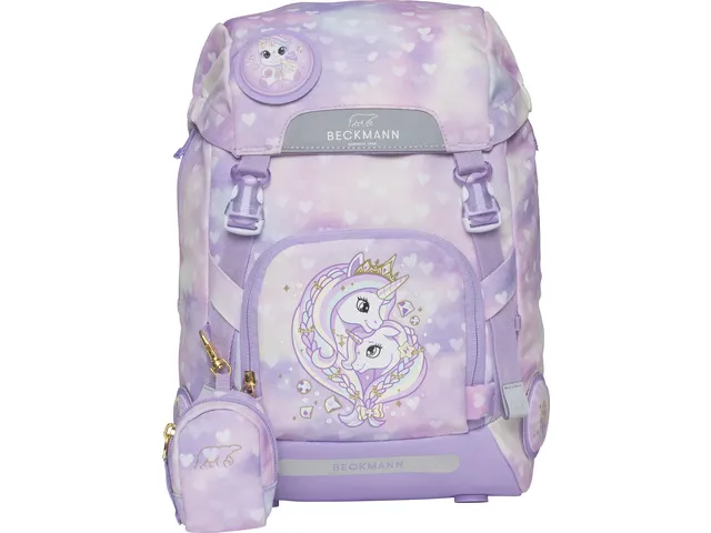 Schooltas Beckmann Classic 22L Unicorn Princess Purple
