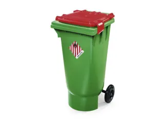 verzamelbak,v. materiaal,reinigingsmiddelen,HDPE,groen,120l - 1