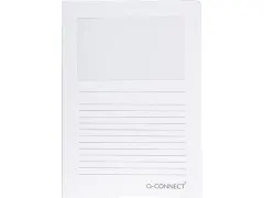 L-Map Met Venster A4 120 Grams 100 stuks Wit