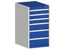 ladekast HxBxD 900x525x650mm 6laden romp RAL7035 front RAL5010