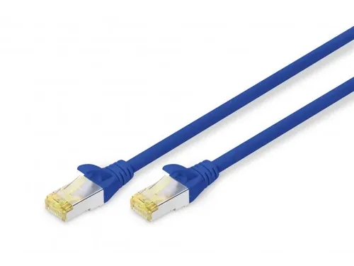 CAT 6A S-FTP patchkabel Cu LSZH AWG 26/7 Lengte 0,25m Blauw