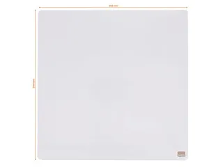 Nobo magnetische droog uitwisbare Mini Whiteboard tegel 36x36cm Wit - 10