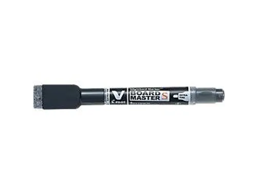 Whiteboardmarker Pilot V-Board Master S met Wisser Extra Fijn Zwart