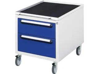 verrijdbaar ladeblok,v. werkbank,HxBxD 540x480x600mm,2lade(n) - 2