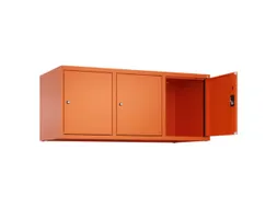 opzetkast,v. locker,3vak.,vak B 400mm,HxBxD 500x1200x500mm