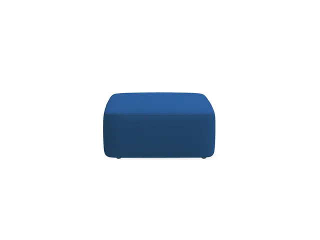 Poefmodule Rocada Volga-G 100x42x92cm rugloos blauw