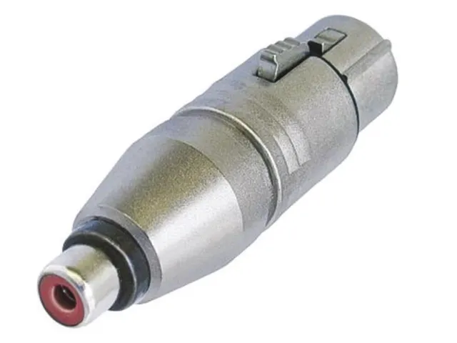 Neutrik - 3-Polige Xlr Vrouwelijk Naar Rca/Phono Vrouwelijk