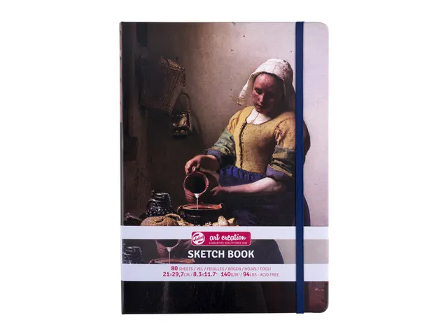 Schetsboek Talens Art Creation 80 witte vellen 140gr 210x297mm Het mel