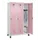 locker,HxBxD 1950x1200x500mm,3vak,vak B 400mm,draaigrendel,voeten