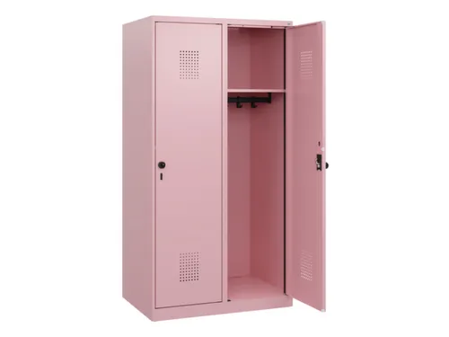 schoollocker,HxBxD 1530x800x500mm,2vak,vak B 400mm,draaigrendel