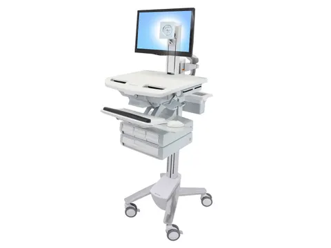 Medische Trolley StyleView met LCD-draaipunt 4 laden (3x1+1)