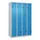 Z-garderobekast,HxBxD 1850x1200x500mm,vak B 150/300mm,draaigrendel