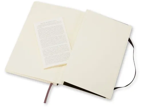 Notitieboek Moleskine XL 190x250mm lijn soft cover zwart
