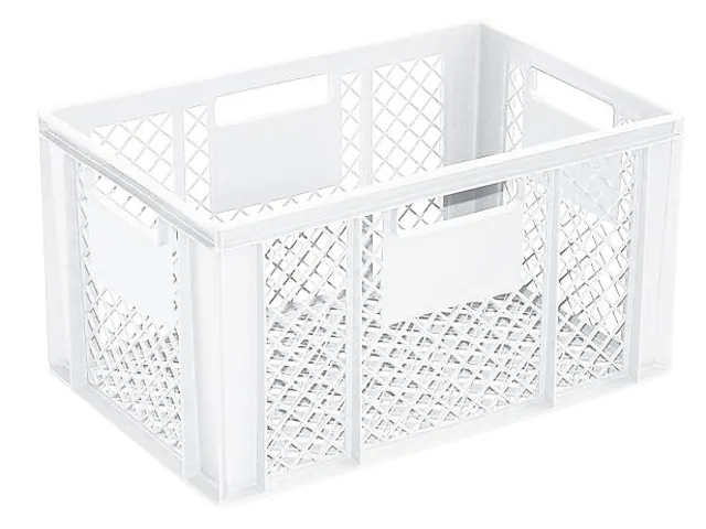 Euronorm Stapelkrat Hxlxb 320x600x400mm 63liter Open Wit