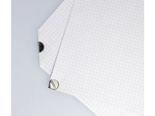 Hoekclips Westcott aluminium zilverkleurig doos à 100 stuks